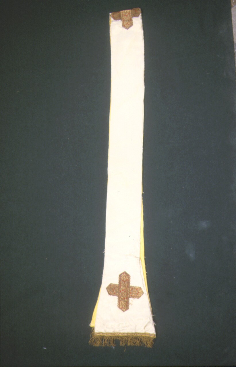 stola - manifattura italiana (ultimo quarto sec. XIX)