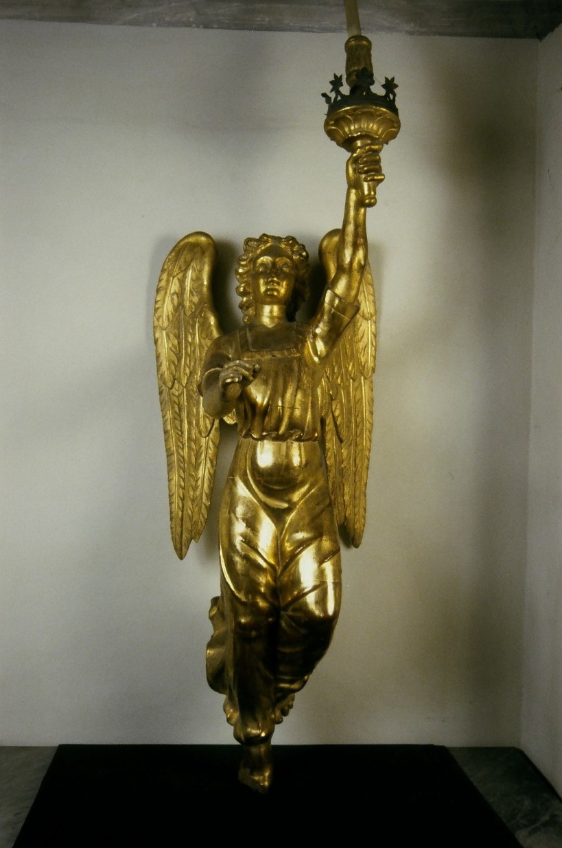 candeliere da parete, serie - bottega marchigiana (prima metà sec. XIX)