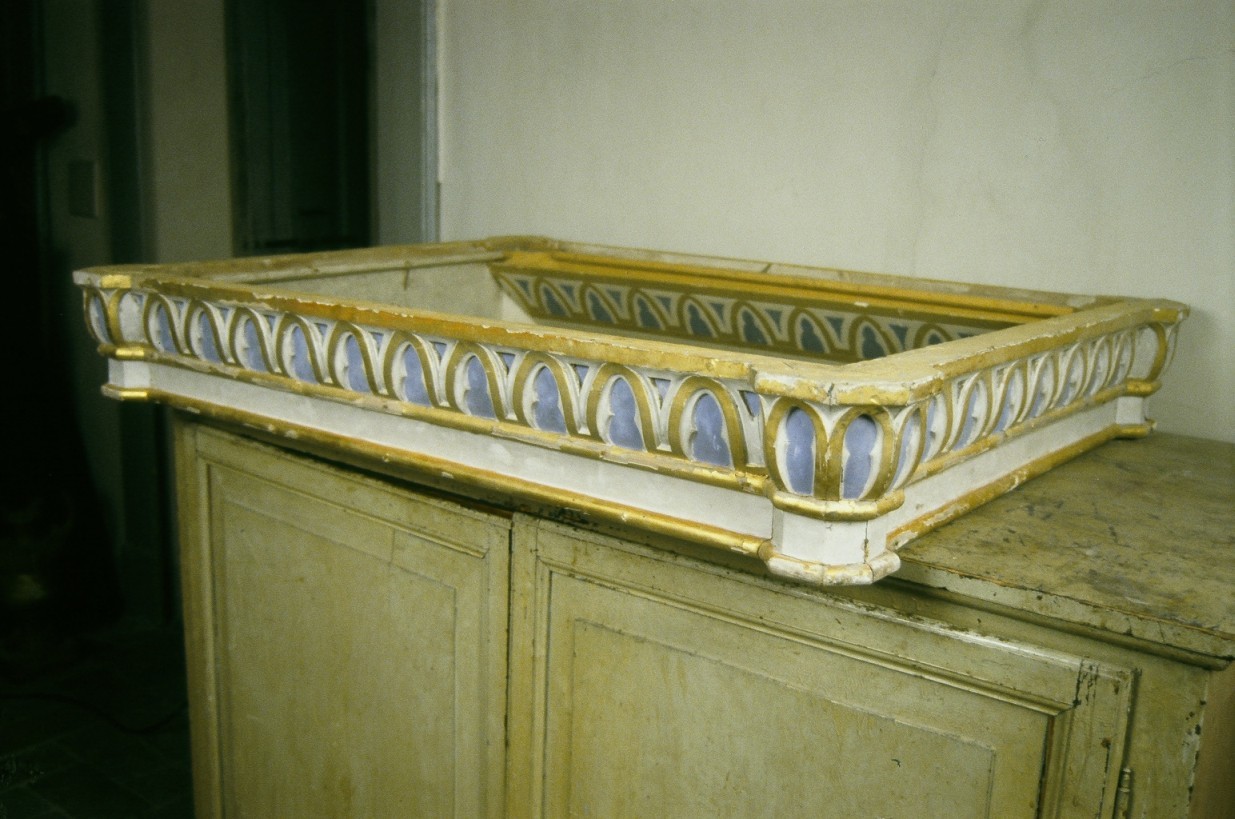 cielo di baldacchino, frammento - bottega marchigiana (primo quarto sec. XX)