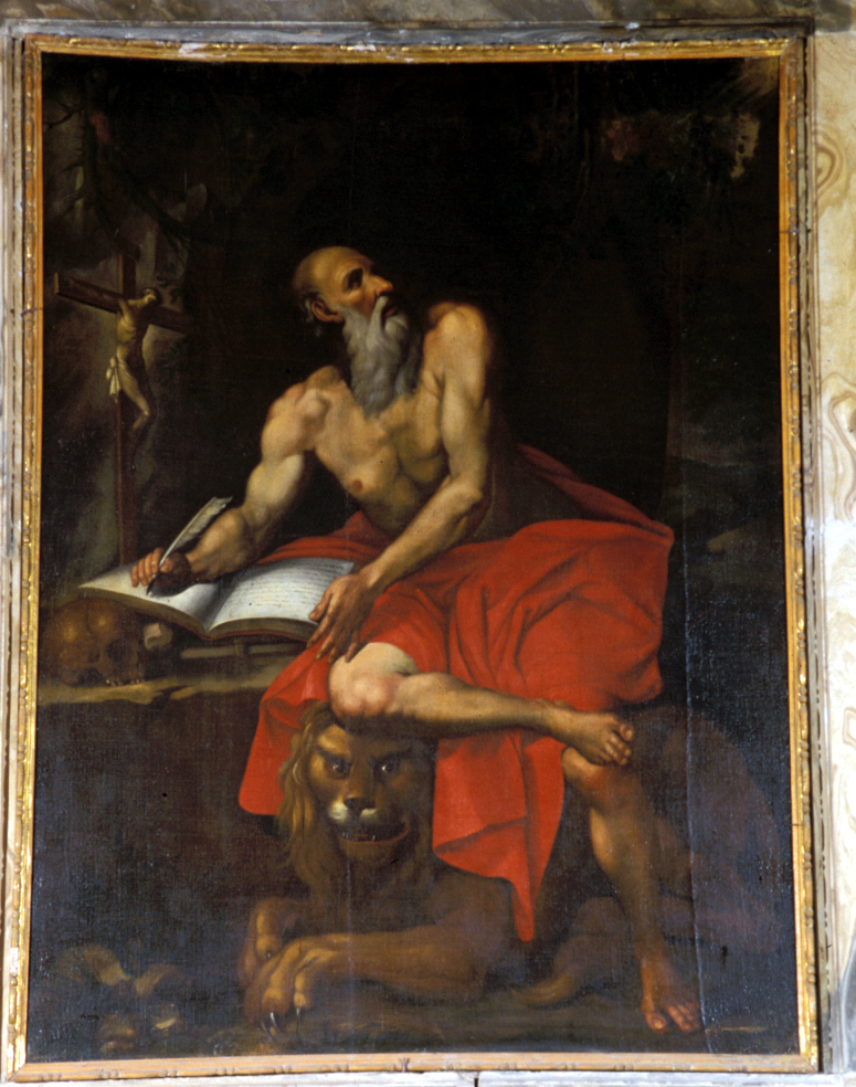 cornice, elemento d'insieme - bottega marchigiana (sec. XVII)