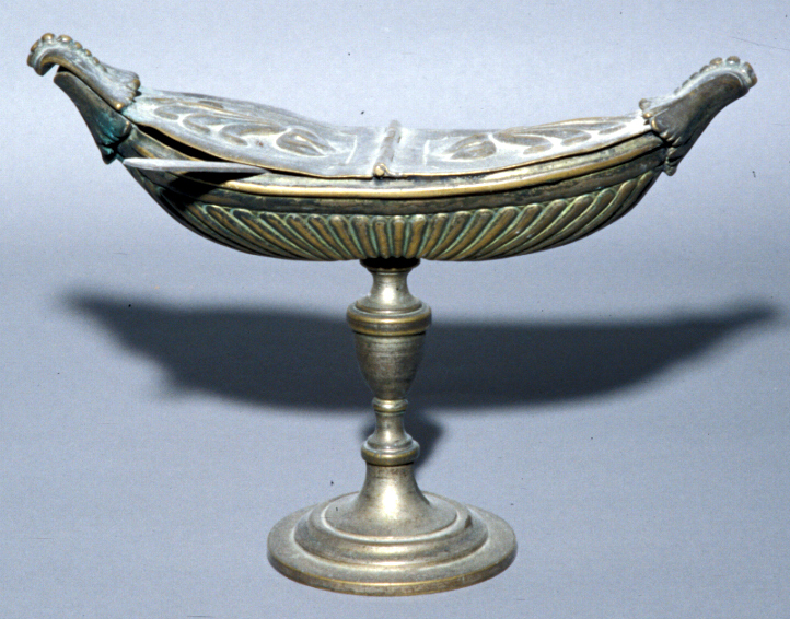 navicella portaincenso - bottega marchigiana (sec. XIX)