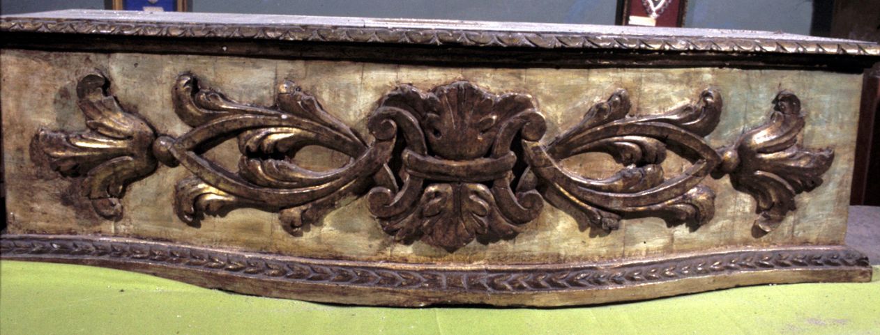 gradino d'altare - bottega marchigiana (sec. XVIII)