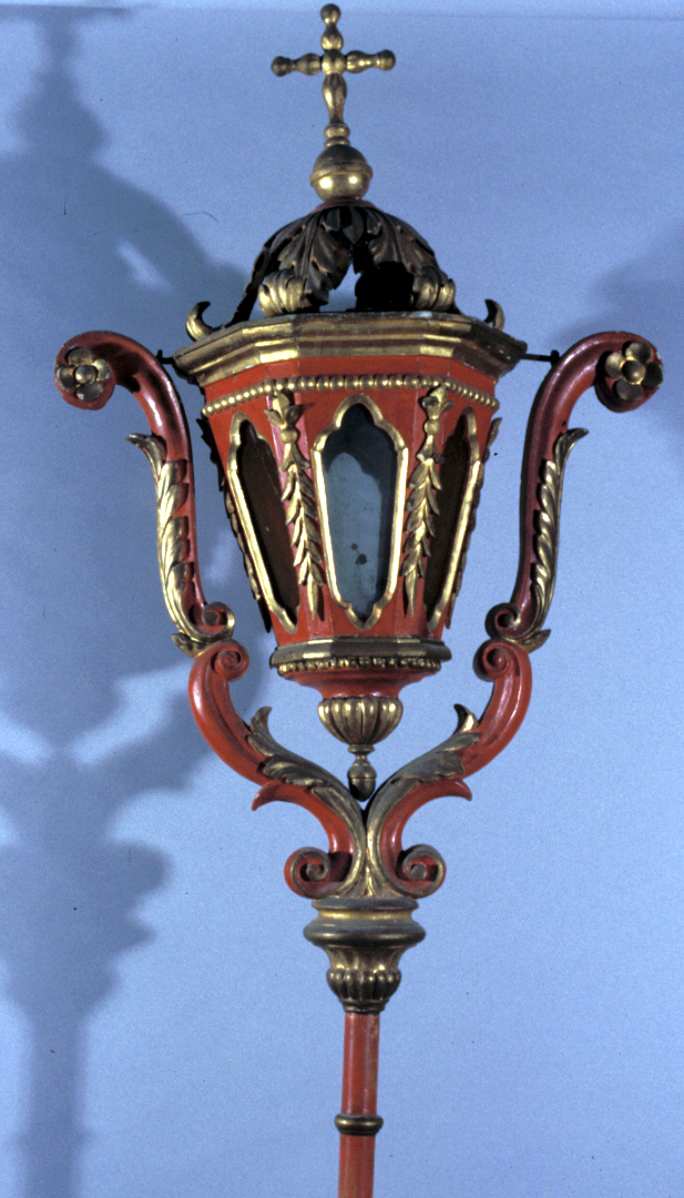 lanterna processionale, coppia - bottega marchigiana (sec. XVIII)