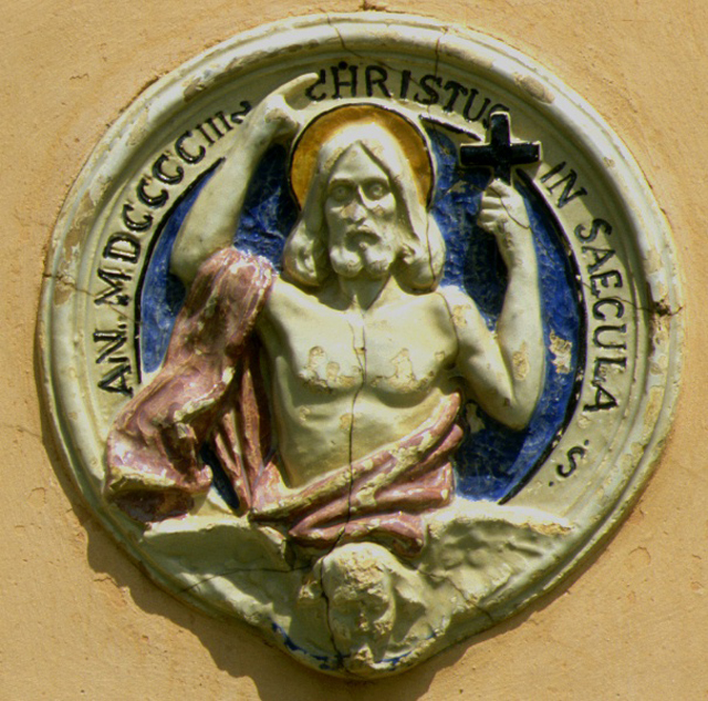 Cristo Redentore (rilievo) - ambito marchigiano (prima metà sec. XX)