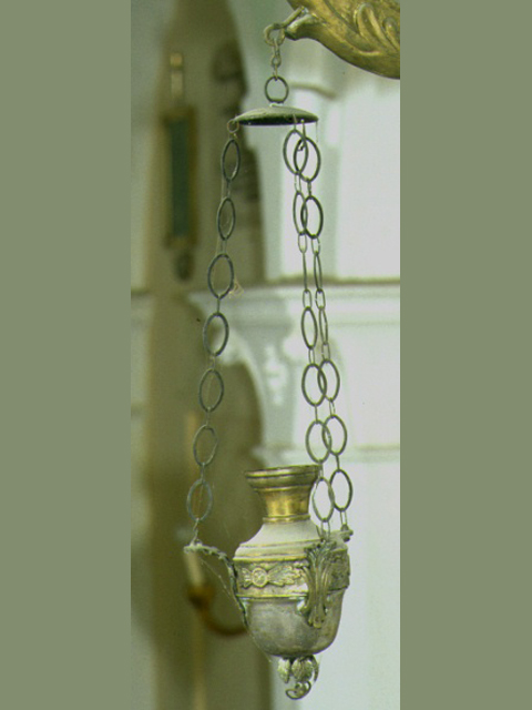 lampada pensile, serie - ambito marchigiano (sec. XIX)