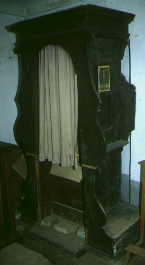 confessionale - ambito marchigiano (sec. XIX)