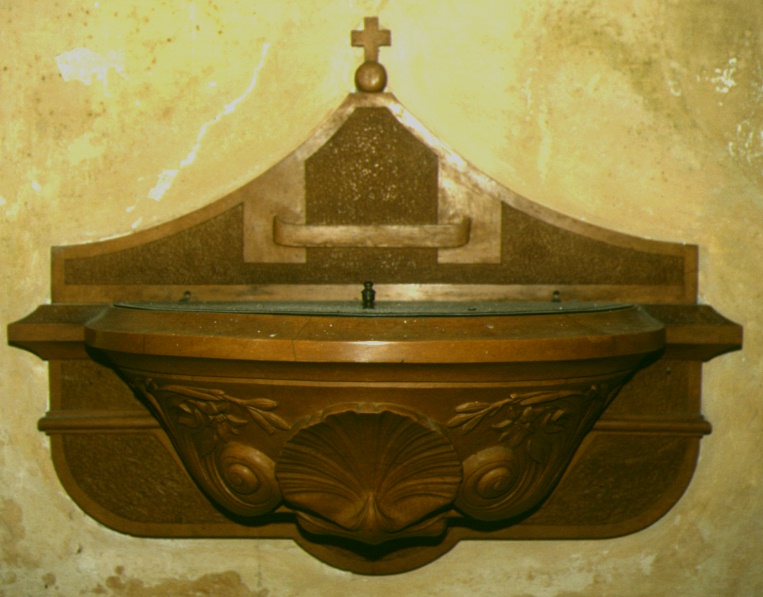 fonte battesimale - ambito marchigiano (sec. XIX)