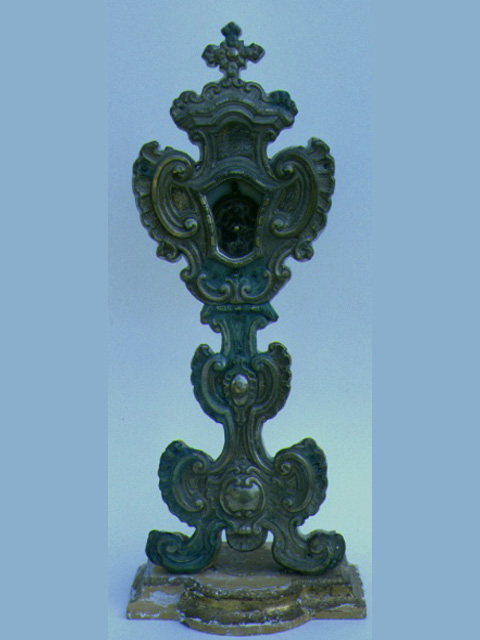 reliquiario-ostensorio - ambito marchigiano (sec. XVIII)