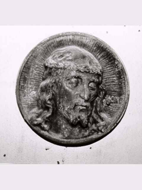 Cristo (medaglione) - ambito marchigiano (sec. XIX)