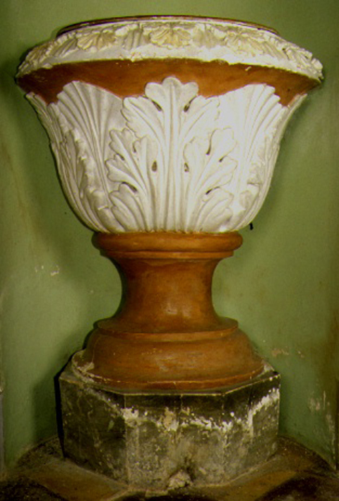 fonte battesimale - ambito marchigiano (sec. XIX)