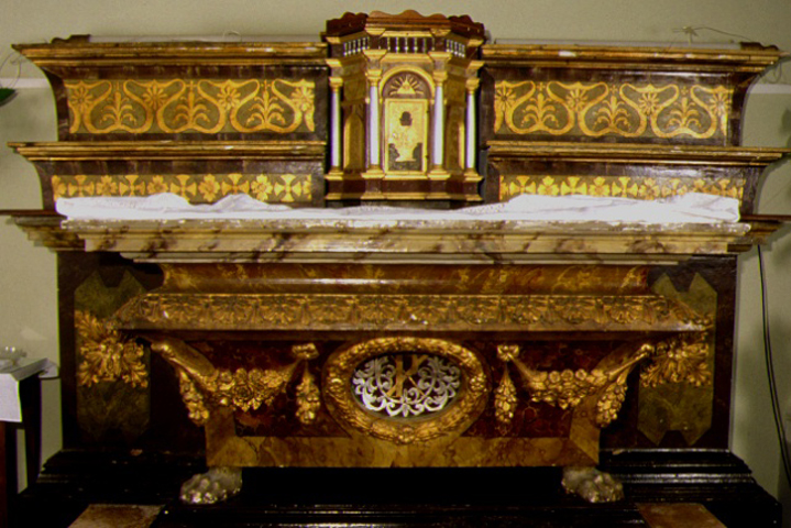 altare maggiore - ambito marchigiano (sec. XIX)