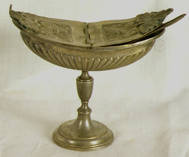 navicella portaincenso - ambito marchigiano (sec. XIX)