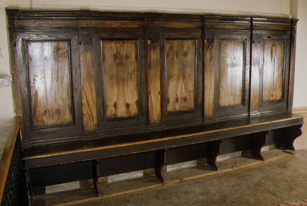 stalli del coro, coppia - ambito marchigiano (sec. XVIII)