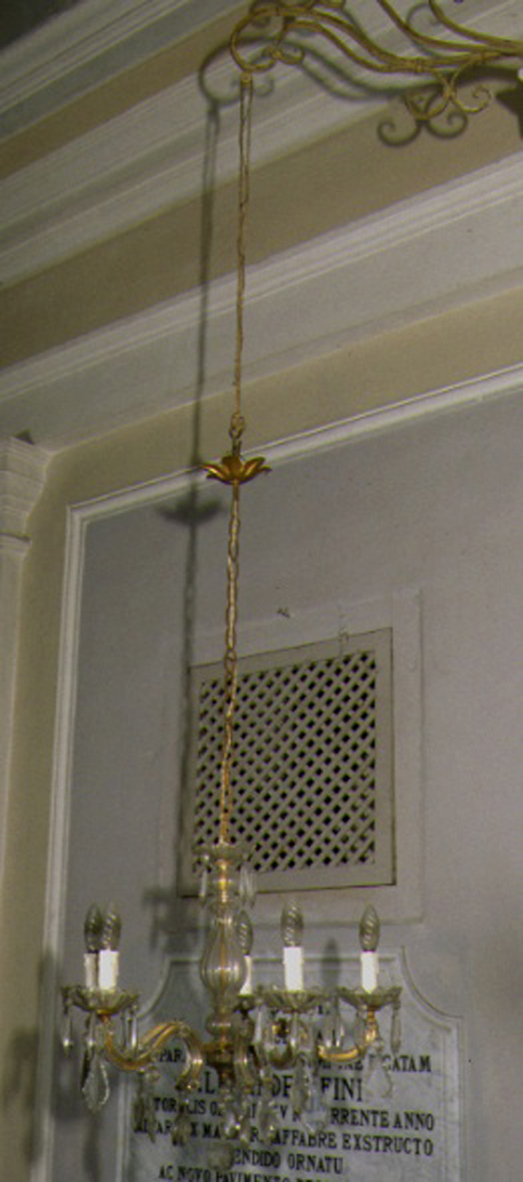 lampadario, coppia - ambito marchigiano (prima metà sec. XX)