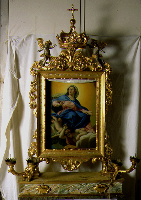 tronetto per esposizione eucaristica - ambito marchigiano (sec. XIX)