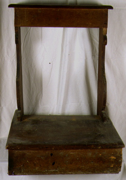 inginocchiatoio, coppia - ambito marchigiano (sec. XIX)