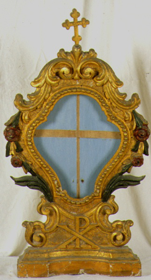 reliquiario-ostensorio - ambito marchigiano (sec. XIX)