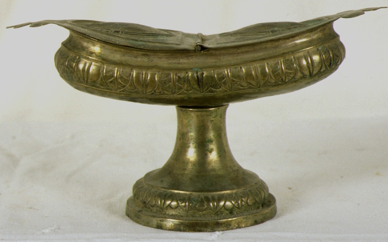navicella portaincenso, elemento d'insieme - ambito marchigiano (sec. XIX)