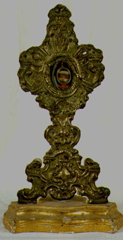 reliquiario-ostensorio - ambito marchigiano (sec. XIX)