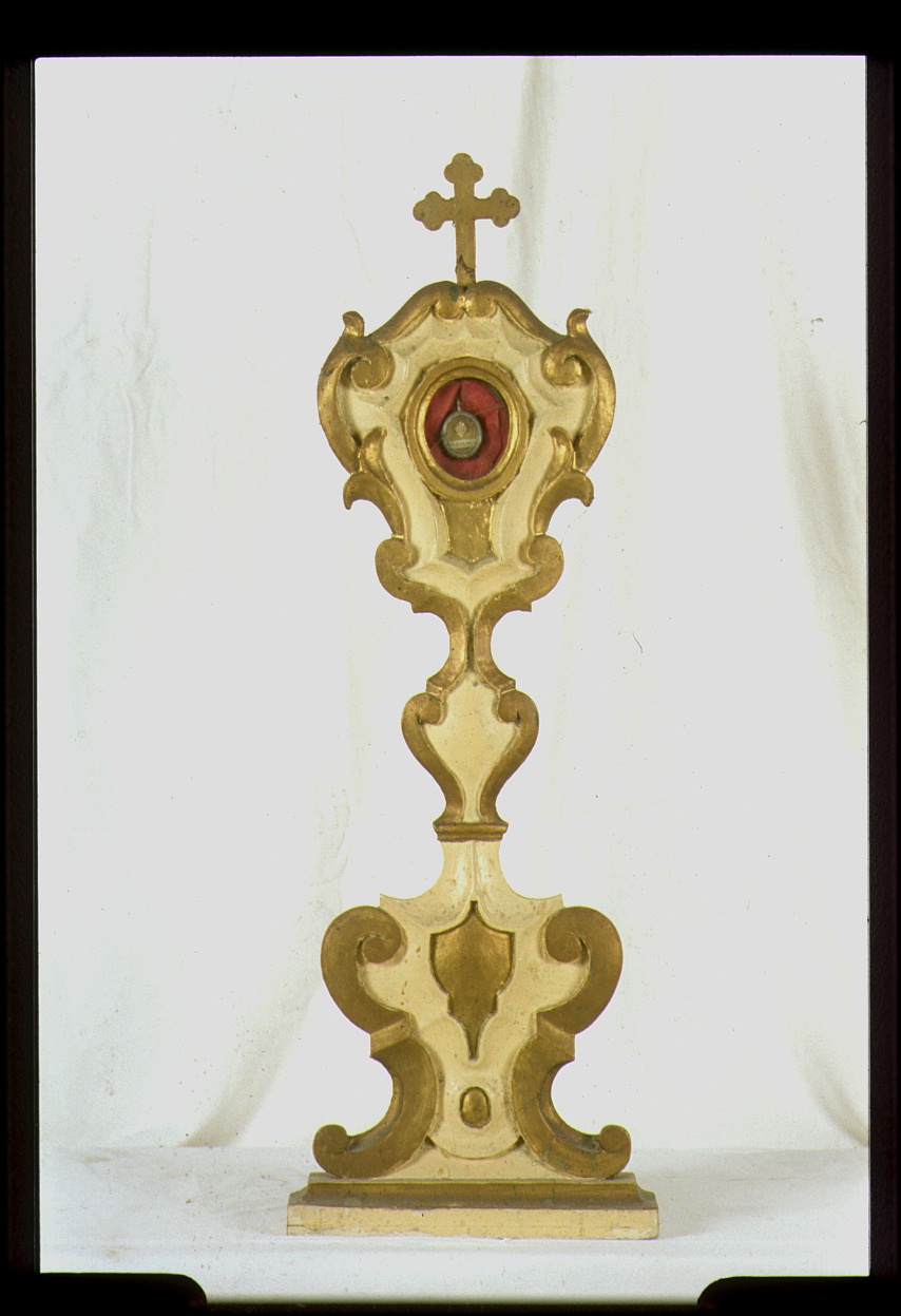 reliquiario-ostensorio, serie - ambito marchigiano (sec. XIX)