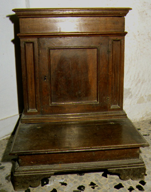 inginocchiatoio - ambito marchigiano (sec. XIX)