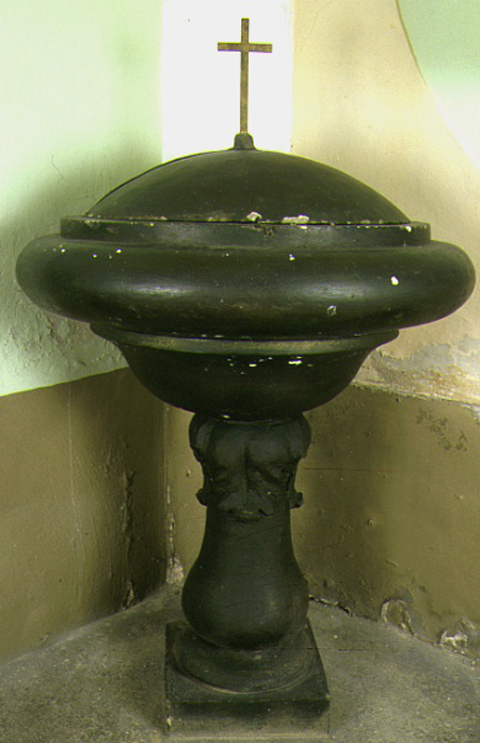 fonte battesimale - ambito marchigiano (sec. XIX)