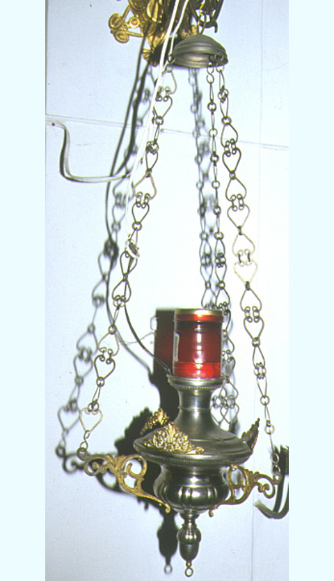 lampada pensile, serie - ambito marchigiano (prima metà sec. XX)