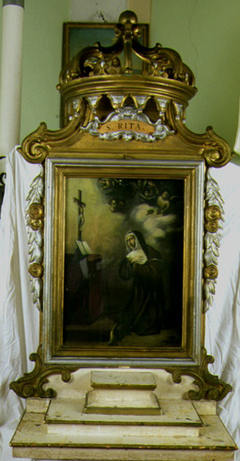 tronetto per esposizione eucaristica - ambito marchigiano (sec. XIX)