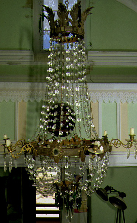 lampadario - ambito marchigiano (sec. XIX)