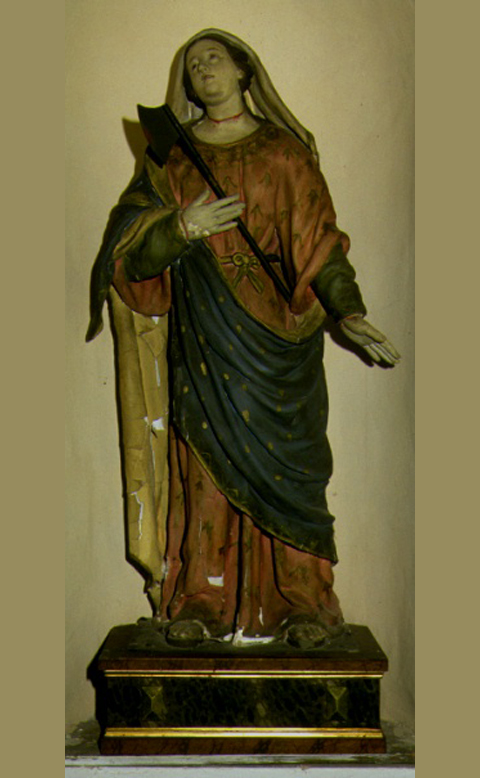 Sant'Eurosia (statua) - ambito marchigiano (sec. XIX)