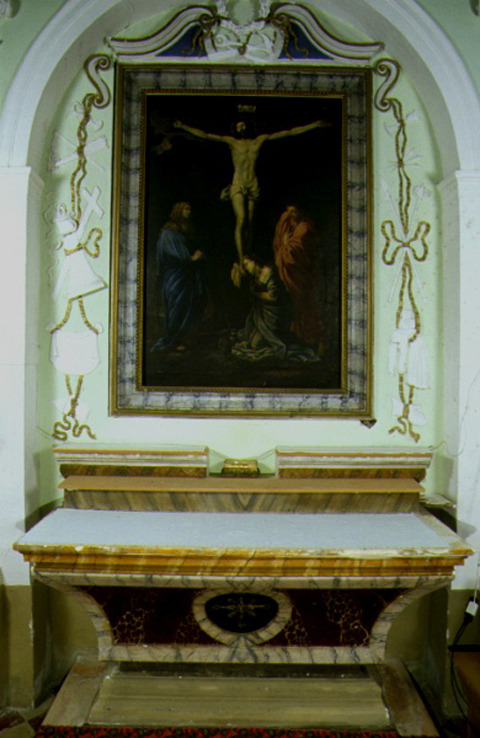 altare, elemento d'insieme - ambito marchigiano (sec. XIX)