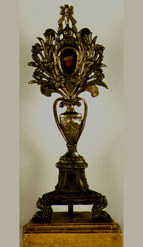 reliquiario-ostensorio - ambito marchigiano (sec. XIX)