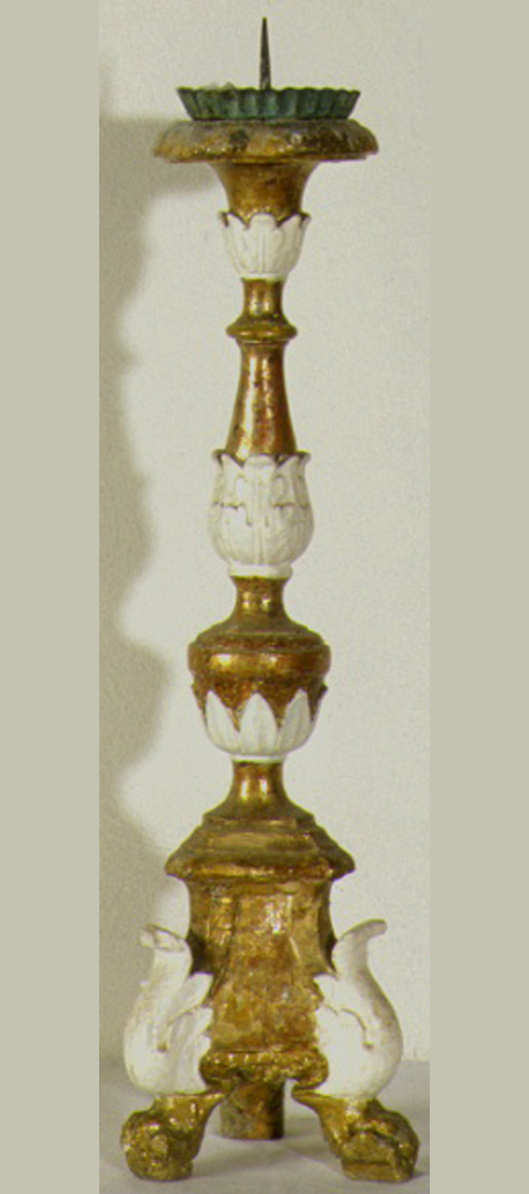 candeliere, serie - ambito marchigiano (sec. XVIII)