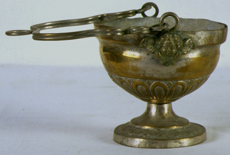 secchiello per l'acqua benedetta - ambito marchigiano (sec. XIX)