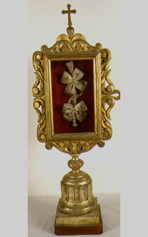 reliquiario-ostensorio, serie - ambito marchigiano (sec. XIX)