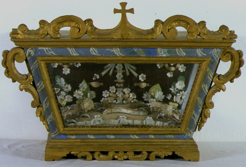 reliquiario - ambito marchigiano (sec. XIX)