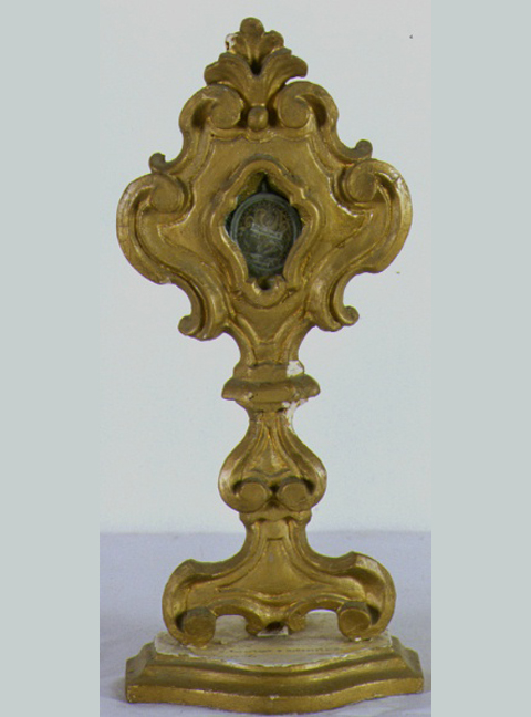 reliquiario-ostensorio, coppia - ambito marchigiano (sec. XVIII)