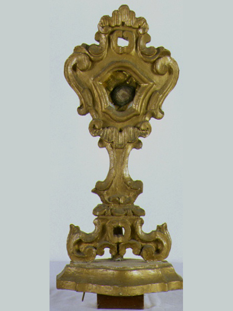 reliquiario-ostensorio, coppia - ambito marchigiano (sec. XVIII)