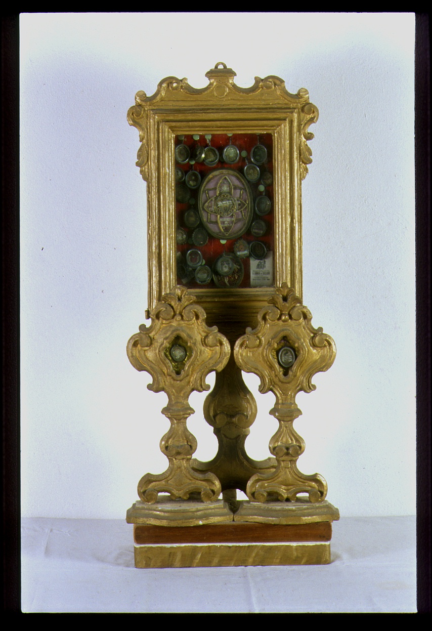reliquiario - ambito marchigiano (sec. XIX)