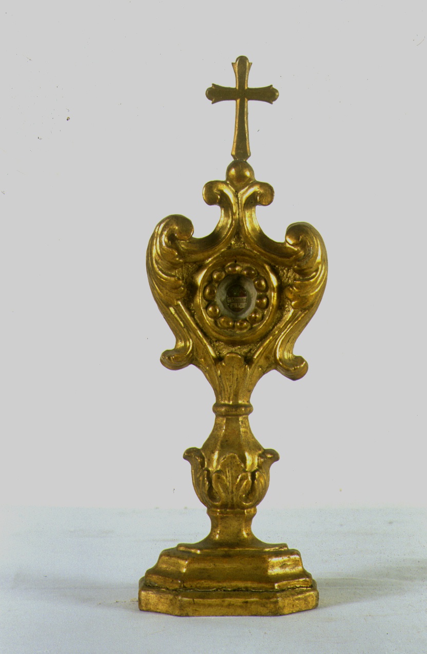 reliquiario-ostensorio - ambito marchigiano (sec. XVII)