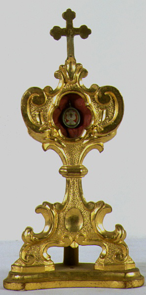 reliquiario-ostensorio - ambito marchigiano (sec. XVIII)