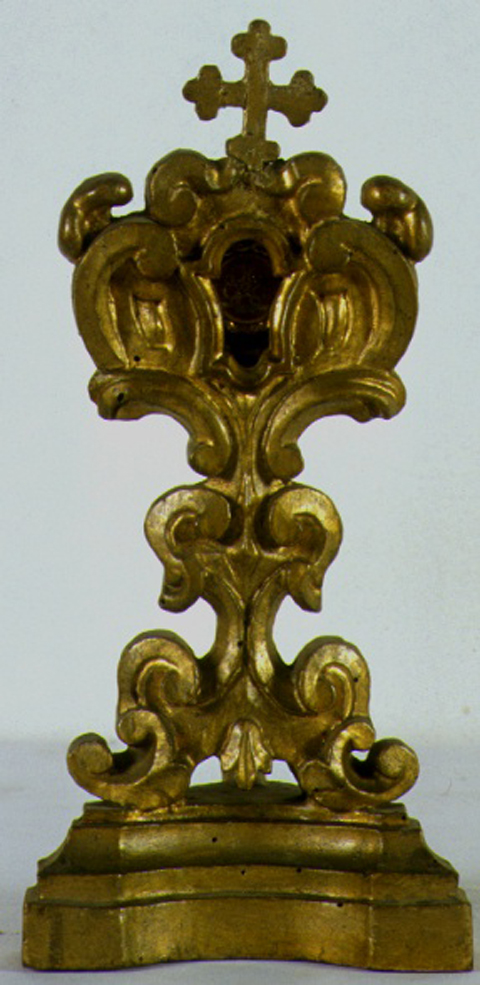 reliquiario-ostensorio - ambito marchigiano (sec. XVII)