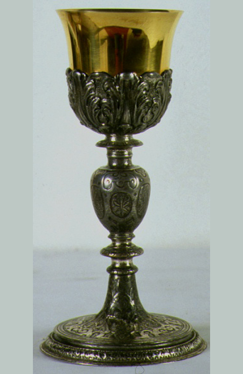 calice - ambito marchigiano (sec. XVII)