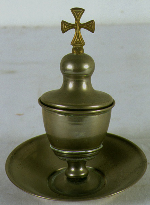 vasetto per la purificazione - ambito marchigiano (prima metà sec. XX)