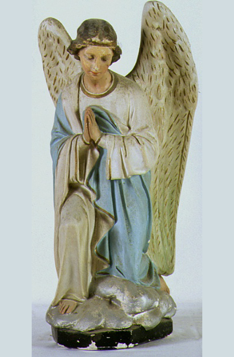 angelo (statuetta) - ambito marchigiano (prima metà sec. XX)