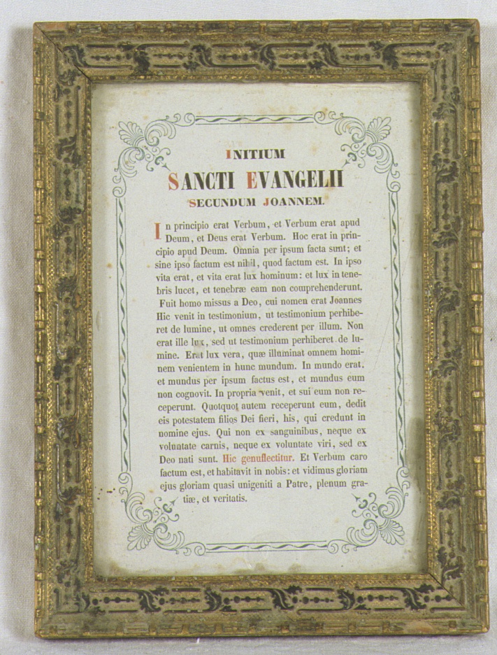 cartagloria, elemento d'insieme - ambito marchigiano (metà sec. XIX)