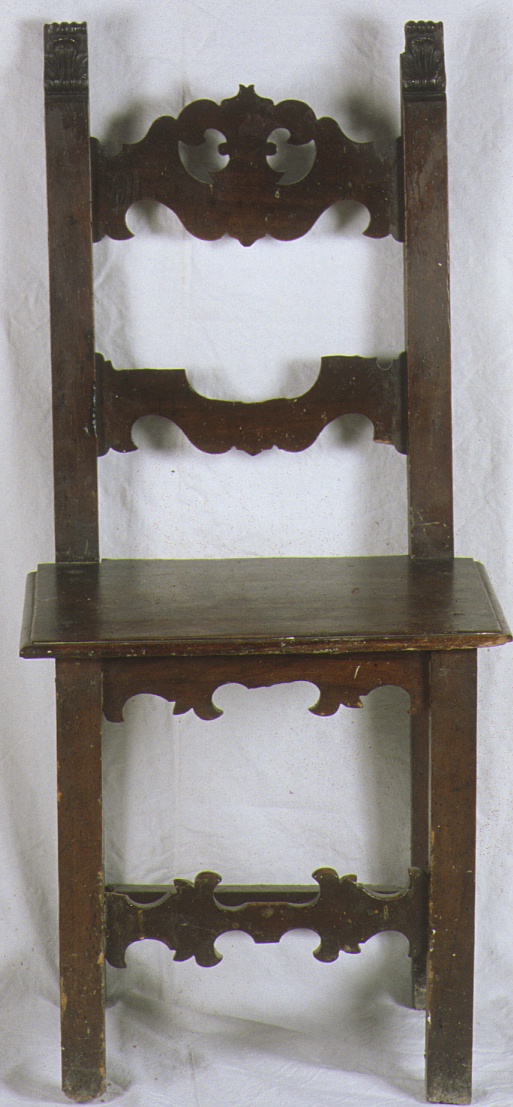 sedia, coppia - ambito marchigiano (sec. XIX)