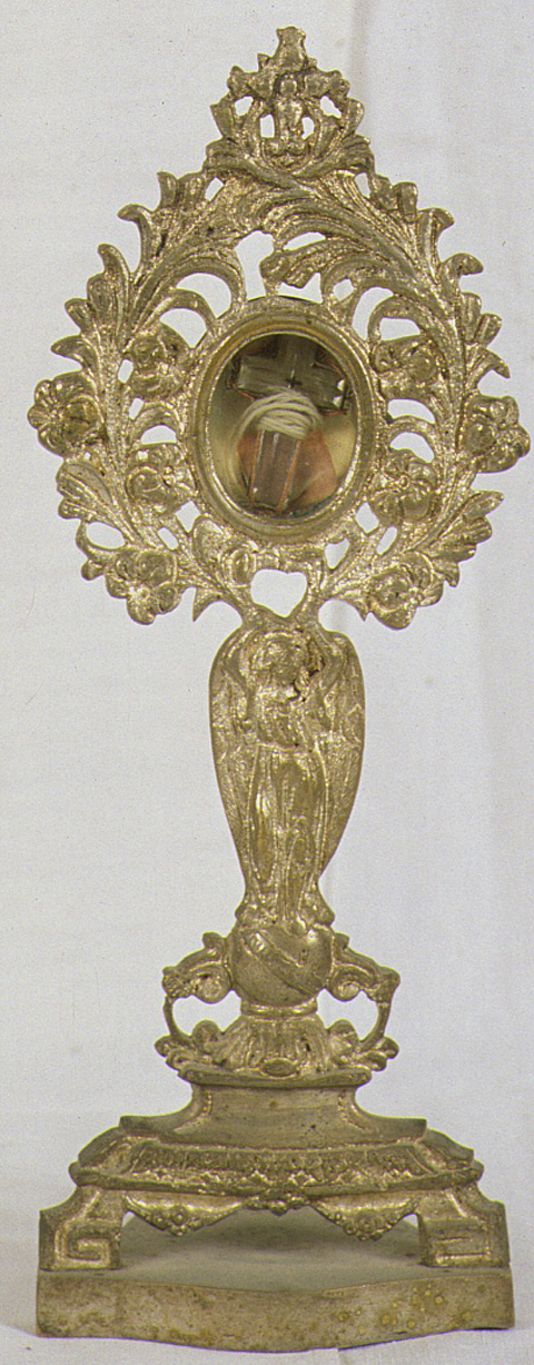 reliquiario-ostensorio - ambito marchigiano (sec. XIX)