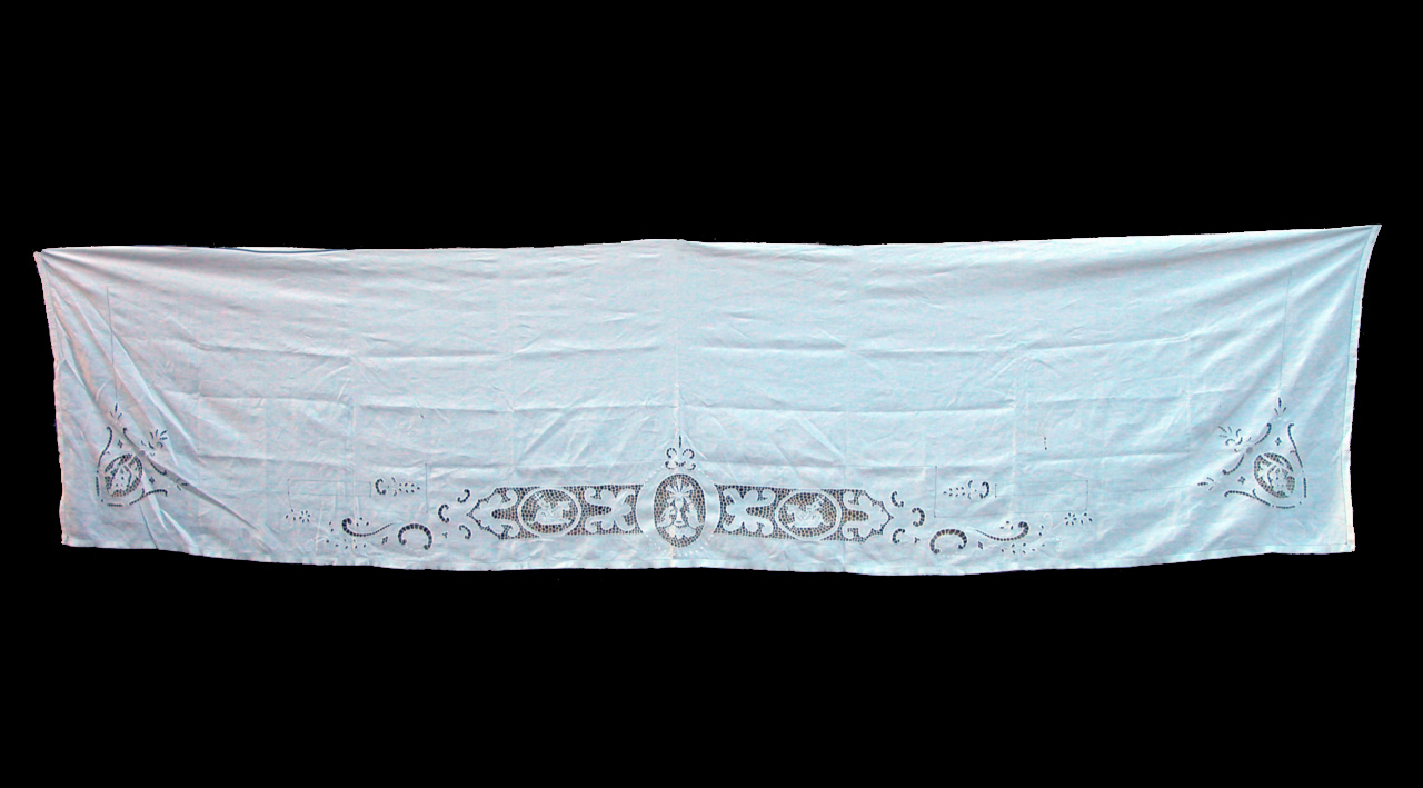 tovaglia d'altare - manifattura marchigiana (prima metà sec. XX)