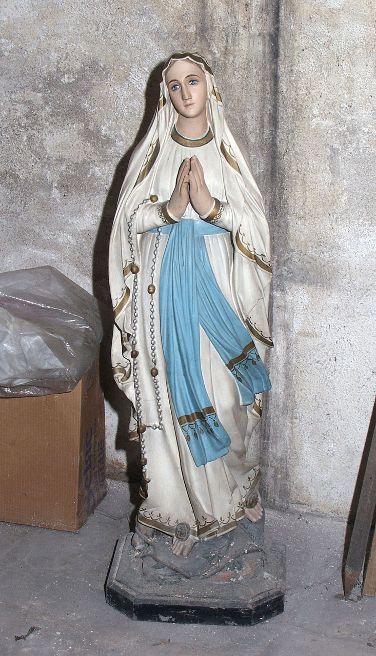 Madonna di Lourdes (statua) - bottega marchigiana (prima metà sec. XX)